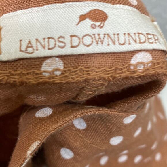 Lands Downunder women’s polka dot short sleeve blouse top - Picture 2 of 4